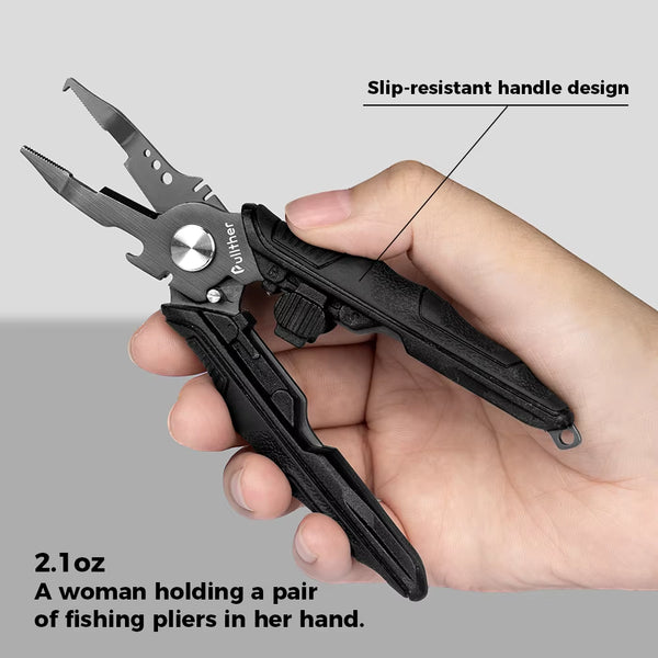 Pullther Fishing Pliers，Fishing Equipment，Fishing Gear，Multifunctional Fishing Line Scissor，Fishing Tools Fishing Hook Remov